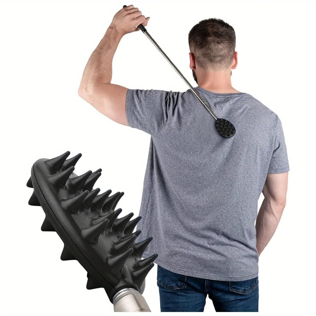 Adjustable Cactus Back Scratcher | Dual Spike Deep Tissue Massager Back Massage Instrument Tidesmit
