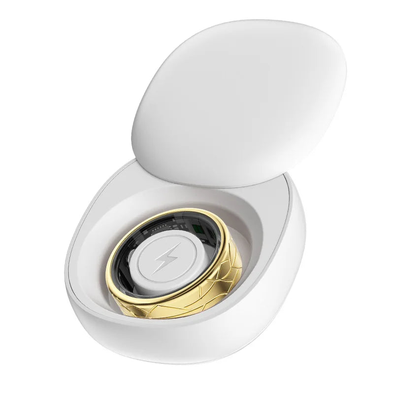 Smart Ring Set Sleep Tracking Wearable Rings Heart Rate Fitness Tracker Supports Android 5.0 Apple IOS 10.0 and Above Versions