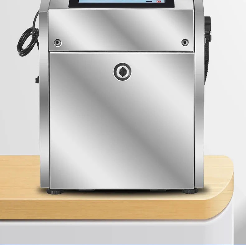 Manufacturer Direct Sales High-speed Touch Screen 6-line Small Character Inkjet Printer QR Code Production Date Barcode Printer