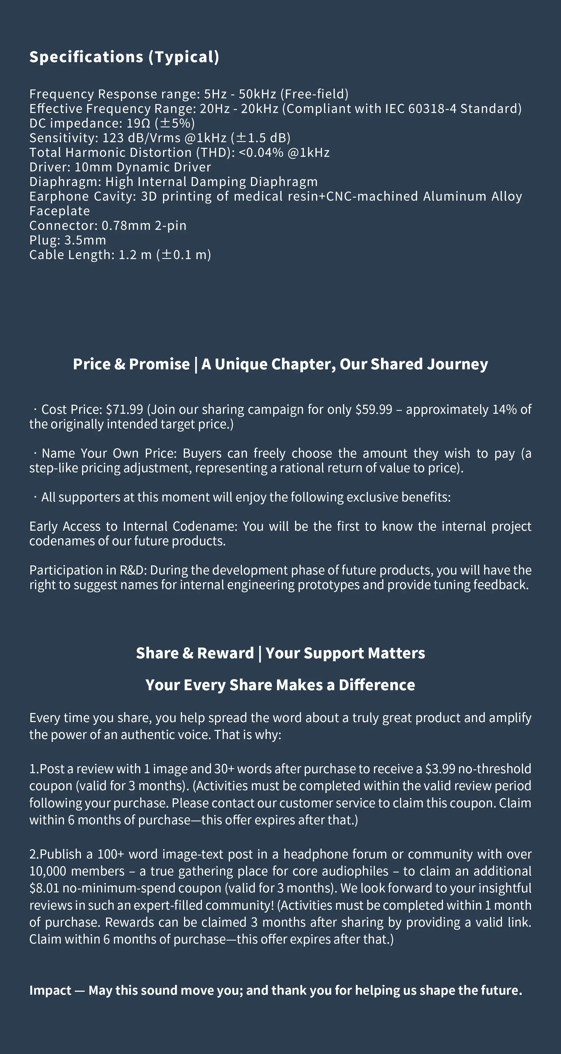 INTUAURA Impact Wired in-ear headphones Tidesmit