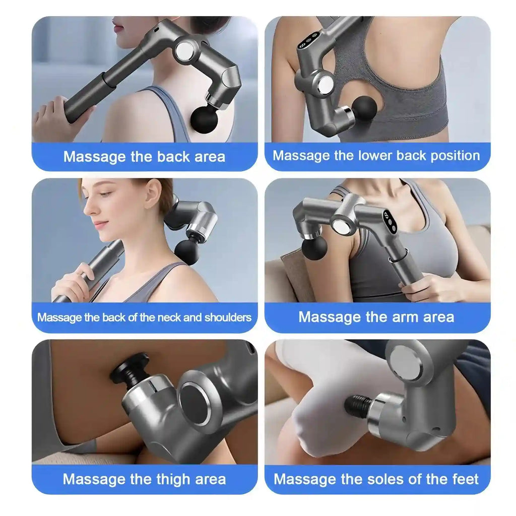 Electric Massager for Deep Tissue Muscle Relief - Tidesmit Wellness Back Massage Instrument Tidesmit