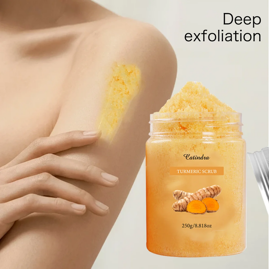 Turmeric Body Scrub | Natural Dark Spot Corrector for Radiant Skin Scrubs Treatments Tidesmit