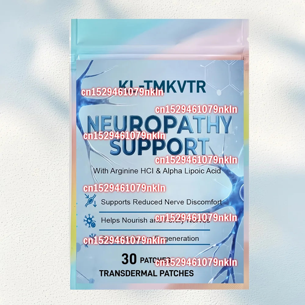 30 Patches Neuropathy, Advanced Formula Transdermal Patches with Alpha Lipoic Acid Vitamin B Complex for Nervous System Health