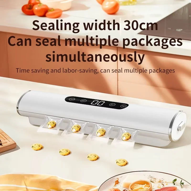 Professional Vacuum Sealer for Food Vacuumor for Products Kitchen Sealing Machine Cuisine Packaging Plastic Bag Sealant