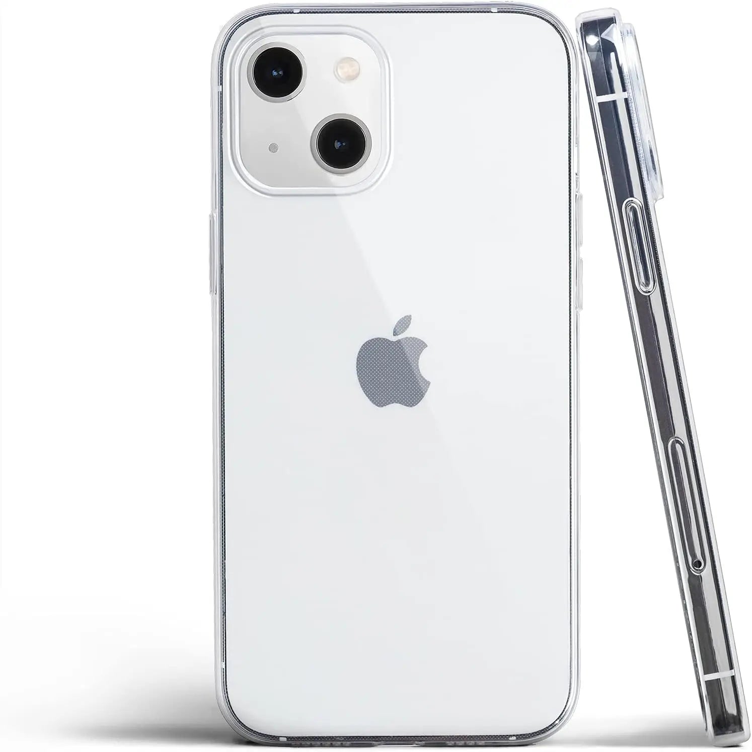 iPhone 15 Case Ultra Thin Clear Silicone Shock-Absorbing Cover Tidesmit