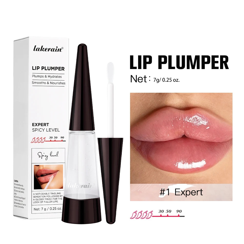 Lip Plumper Oil – Hydrating Volumizing Gloss for Fuller Lips, 6ml Lip Care 1Expert Tidesmit