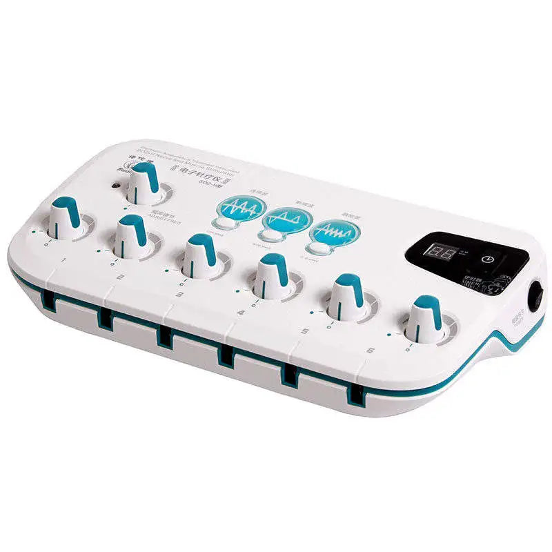 Electro Acupuncture Stimulator – 6 Channel Portable Wellness Tool Relaxation Treatment Tidesmit