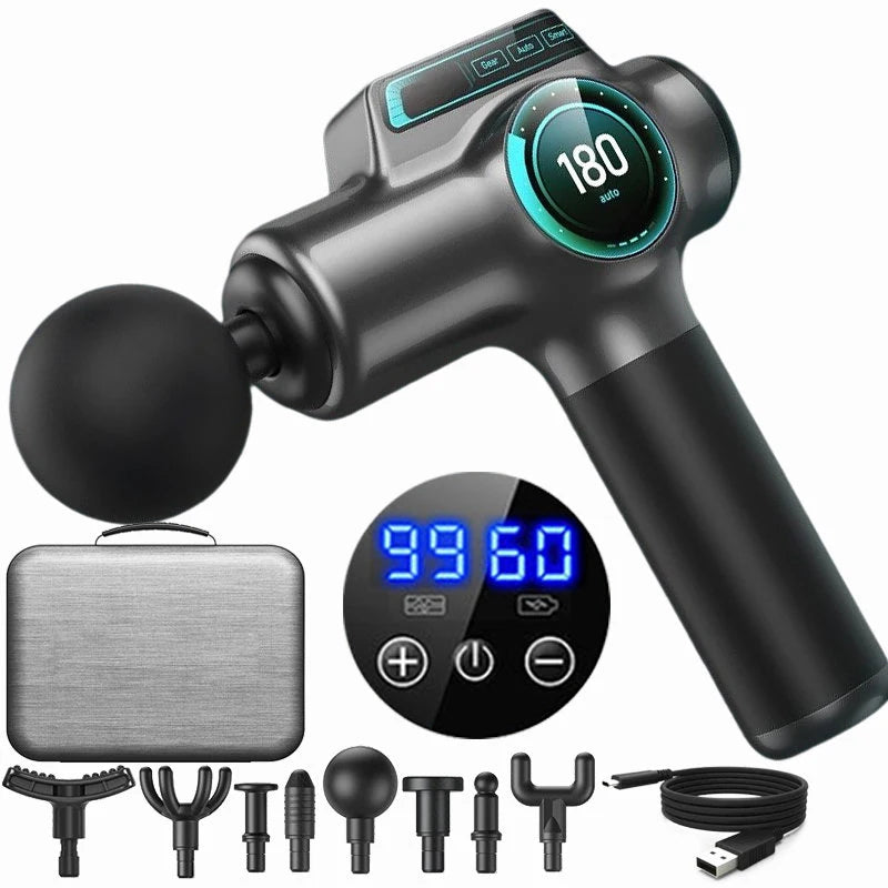 Tidesmit Muscle Massage Gun - Portable Deep Tissue Electric Massager Body Shaping Massage Equipment Tidesmit