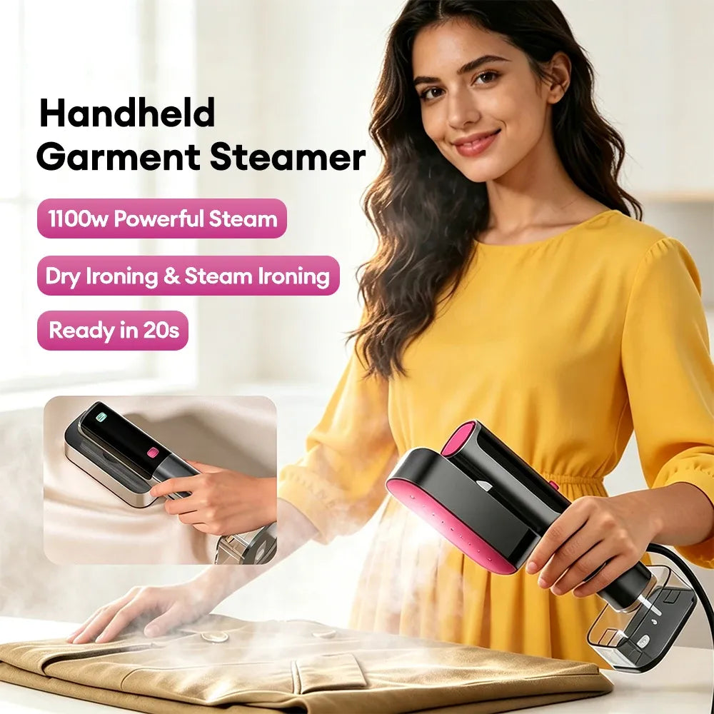 Tidesmit 1100W Portable Handheld Garment Steamer