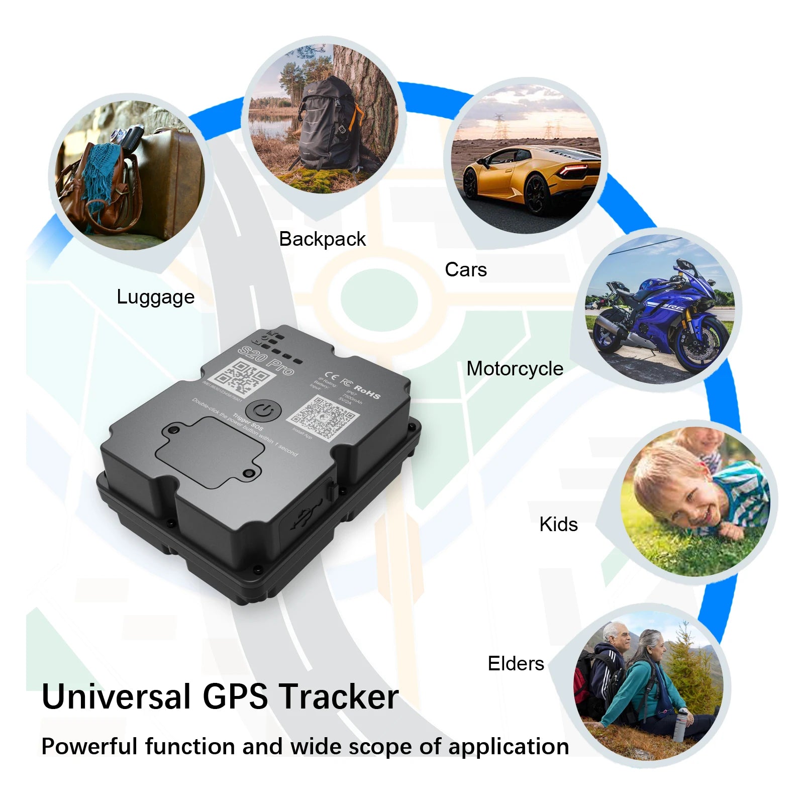 Wholesale Hidden 4G GPS Tracker 5M Accuracy Real-Time Tracking Device for Car/Truck/Motorcycle with Paid App Alert & Geo-fencing