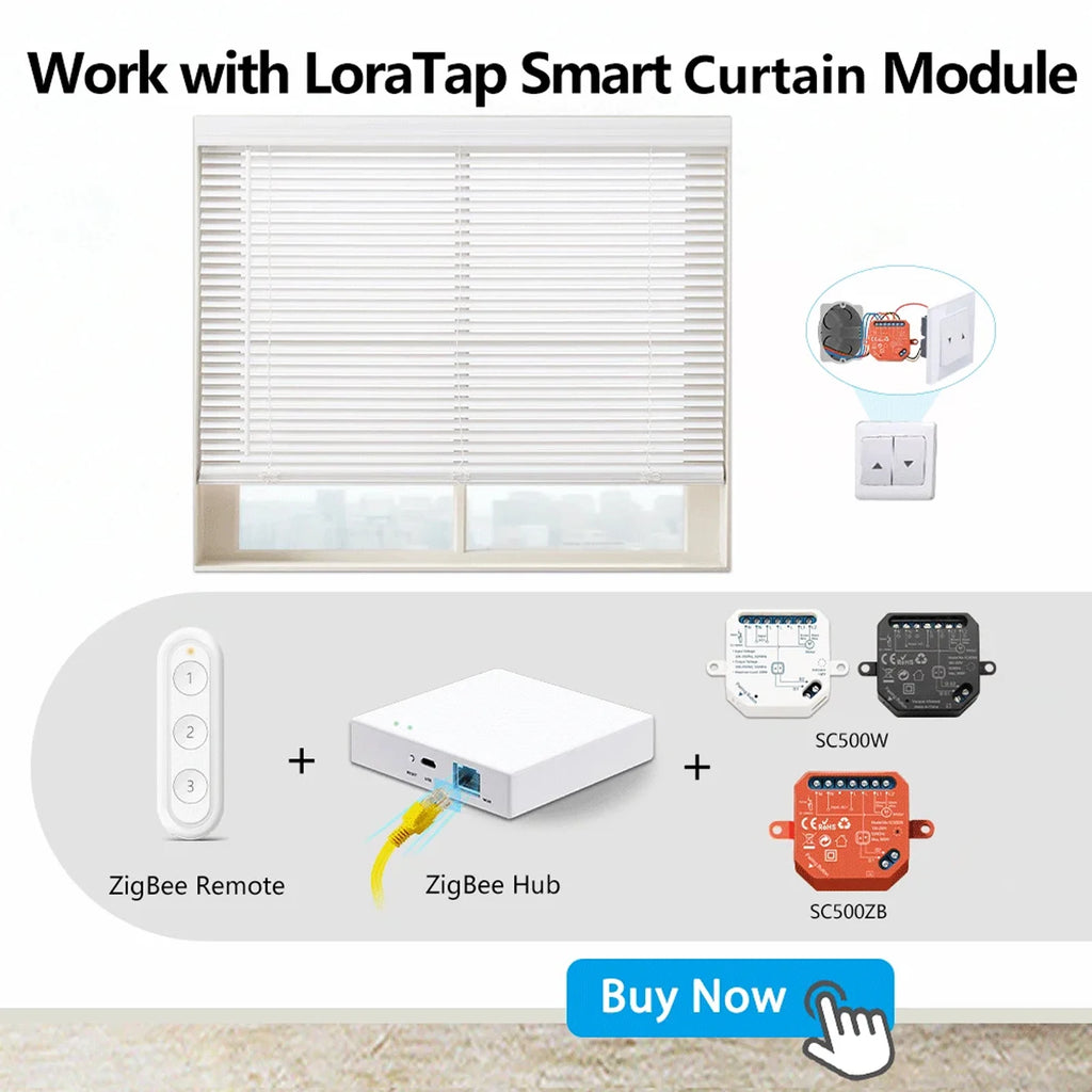 ZigBee Smart Scene Switch Wireless Remote Controller | Tidesmit EU Tidesmit