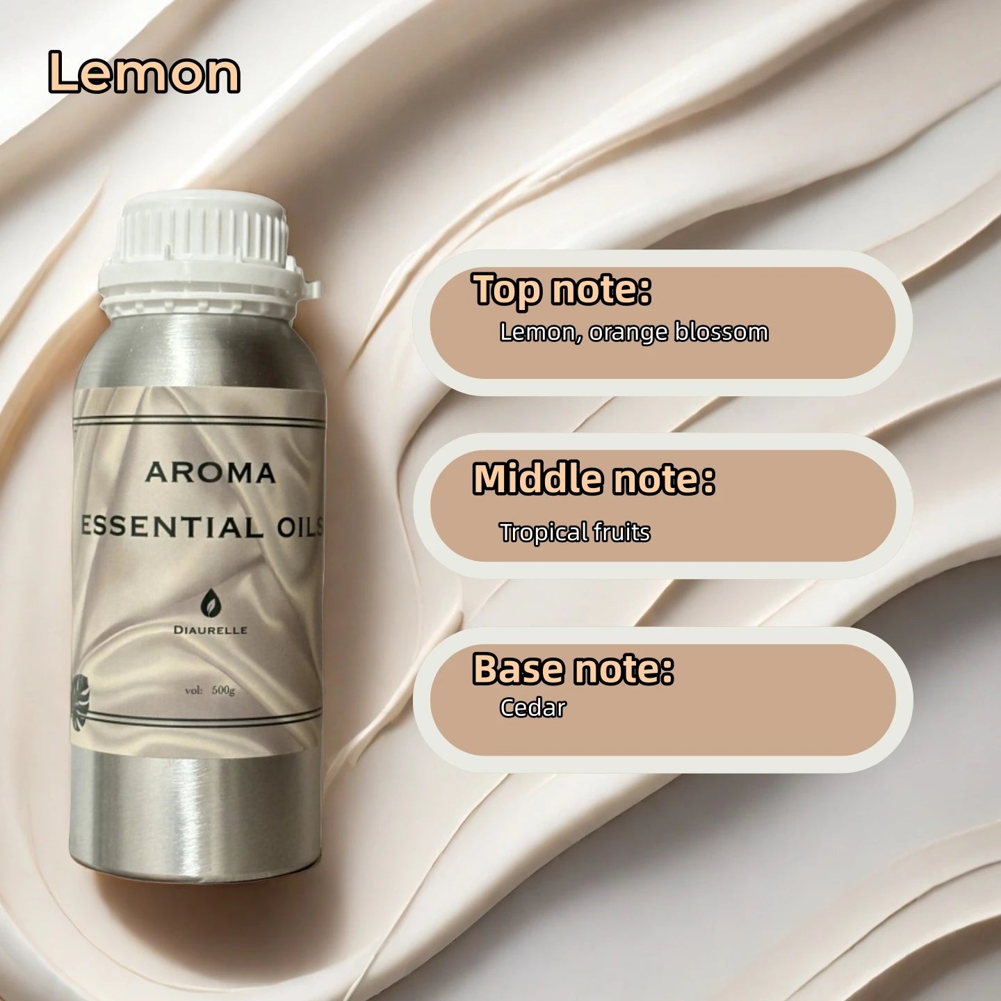 500ML Flower Aventus Essential Oil Home Air Freshener Pure Plant Essential Oil Hotel Room Fragrance Diffuser Oils Air Purifier