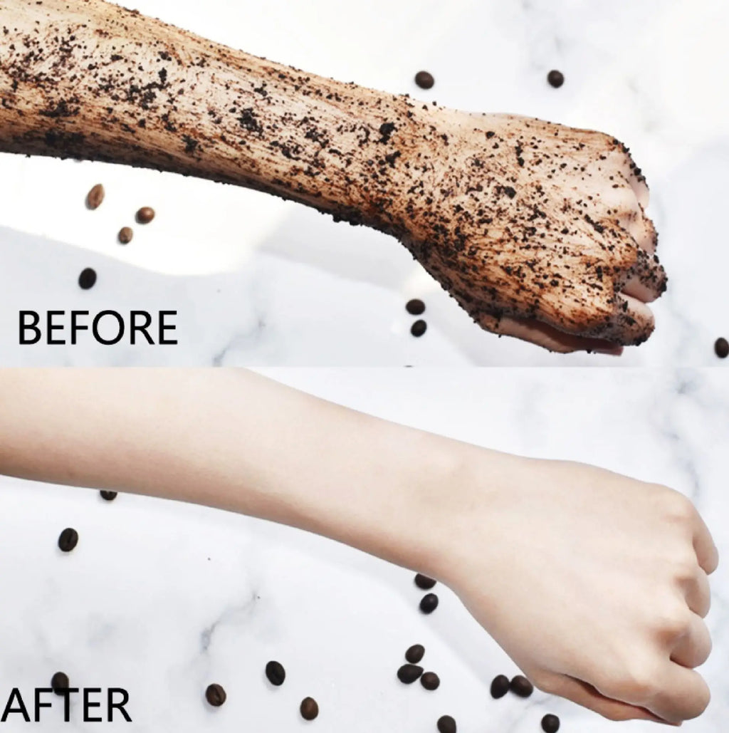Coffee Body Scrub Exfoliating Salt Cream for Cellulite - 350g Scrubs Treatments Tidesmit