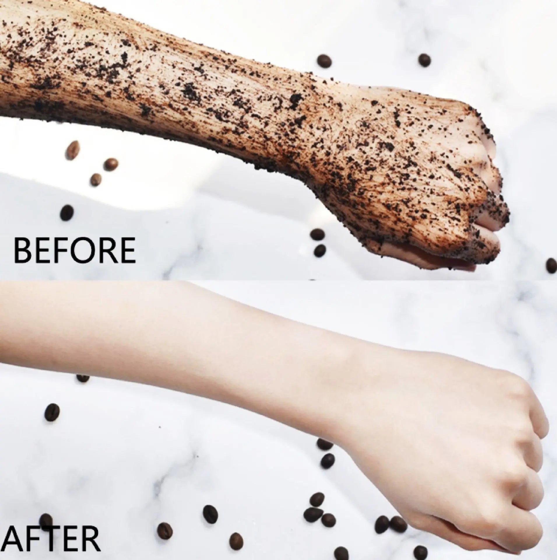 Coffee Body Scrub Exfoliating Salt Cream for Cellulite - 350g Scrubs Treatments Tidesmit