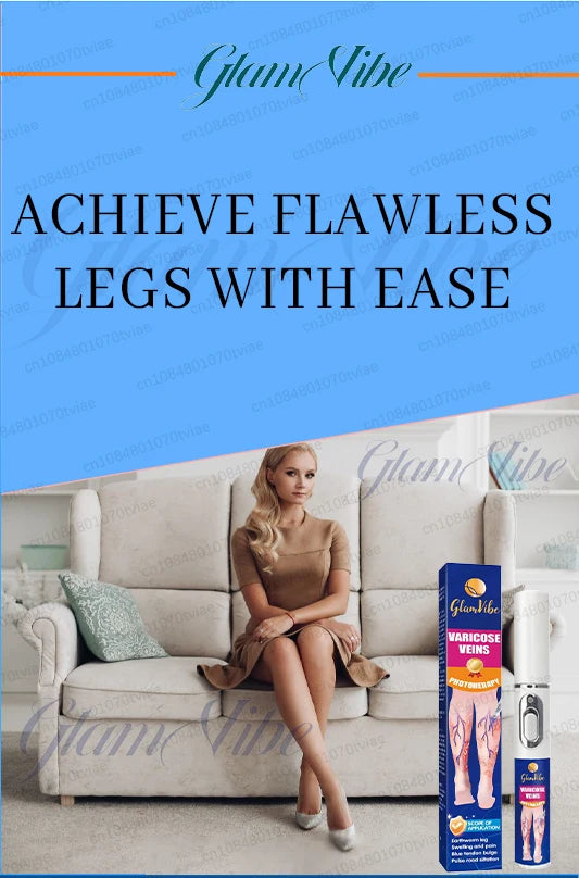 Blue Light Pen for Leg Health - Portable Wellness Therapy Device Relaxation Treatment Tidesmit