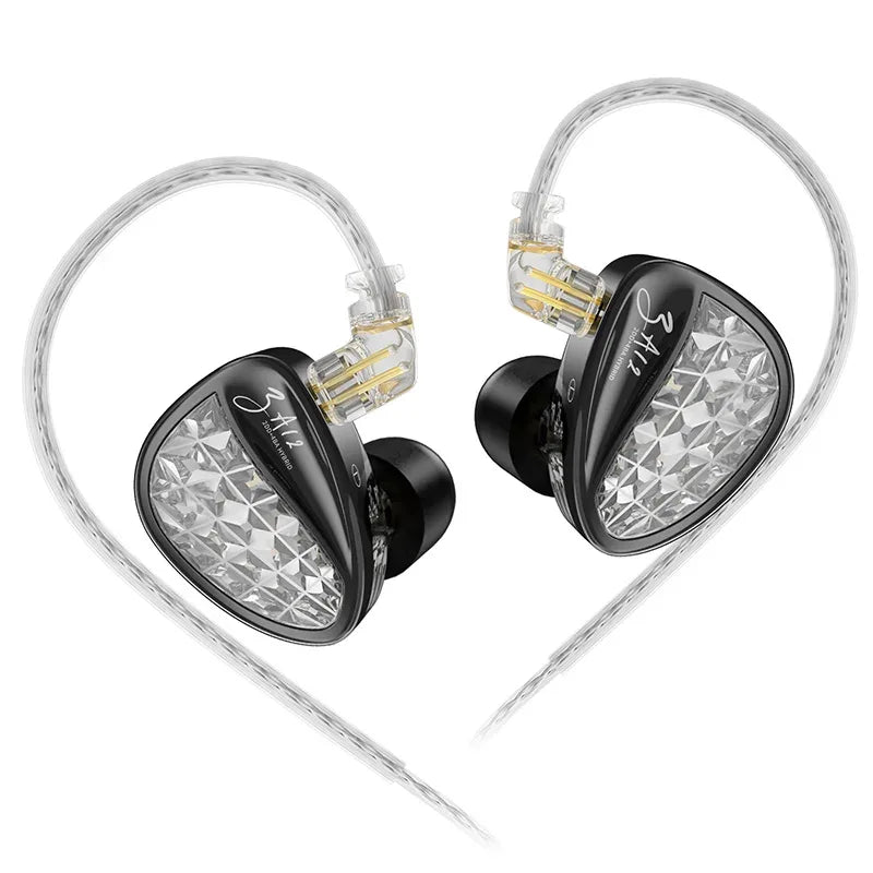 Hybrid IEM Noise Cancelling In-Ear Monitors - Tidesmit Standard no mic Tidesmit