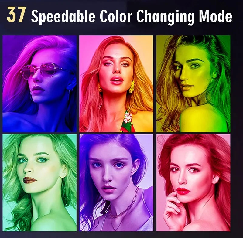 RGB Ring Light with Tripod Stand & Remote for Pro Content Creation Tidesmit