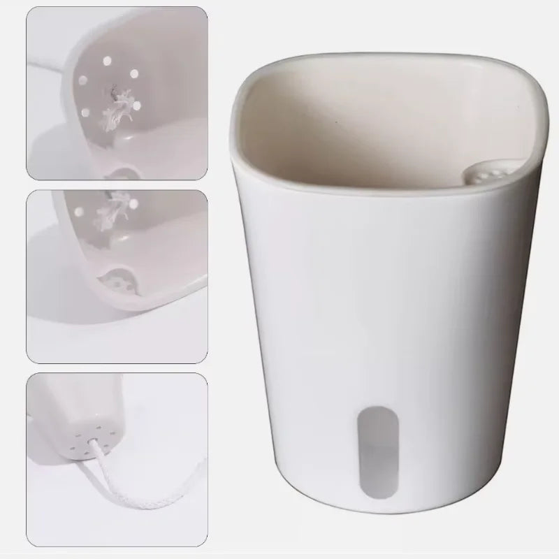 2pcs Self Watering Plants Pot  Automatic Watering Irrigation Gardening Pots for Plants Lazy Home Decoration Bonsai Plant Pot