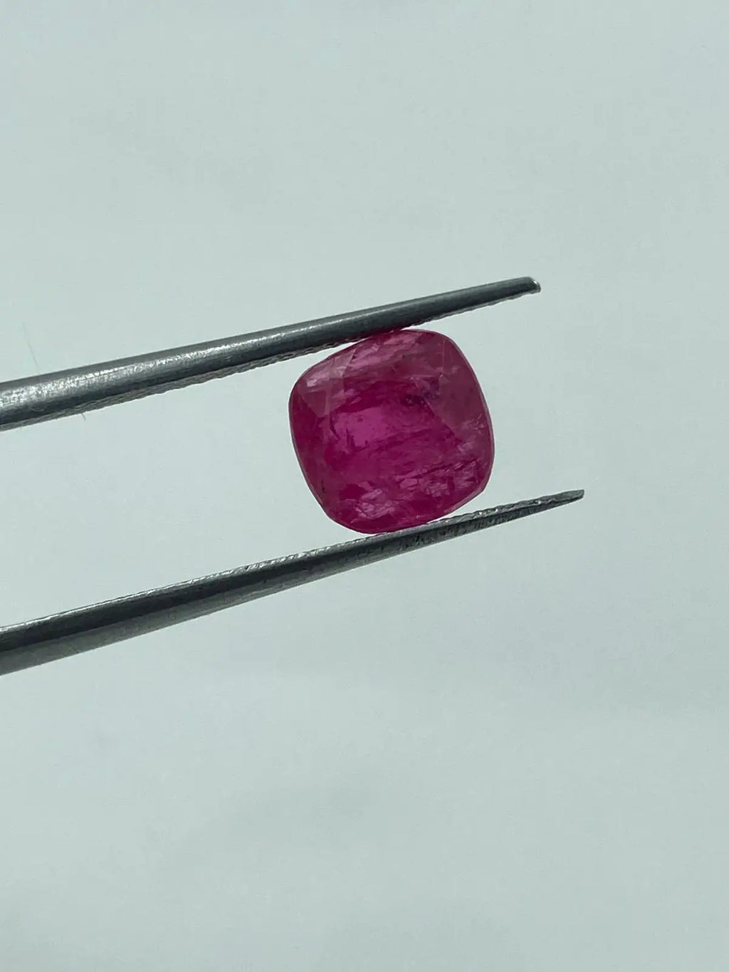 Natural Rare Premium Quality Spinel Gemstone Cushion Cut Pinkish Red 7mm 2.10cts 100% Natural & Genuine Stone