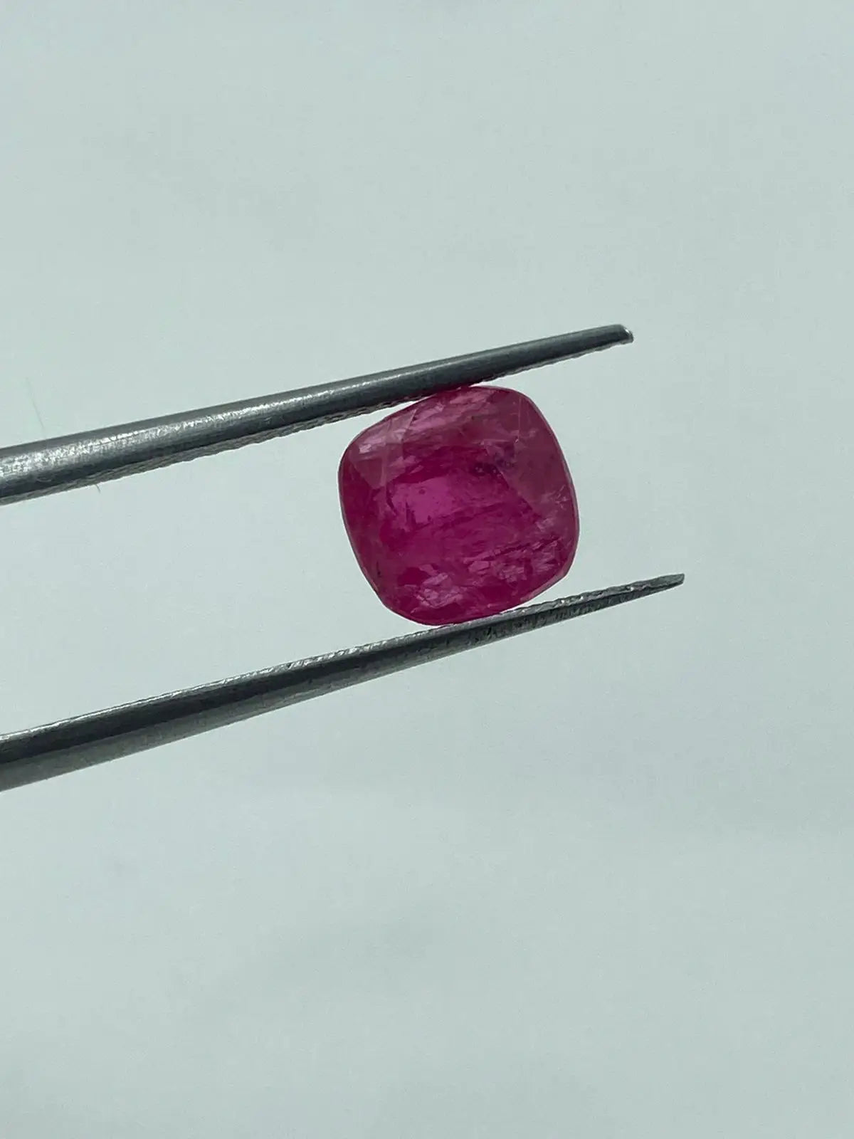 Natural Rare Premium Quality Spinel Gemstone Cushion Cut Pinkish Red 7mm 2.10cts 100% Natural & Genuine Stone