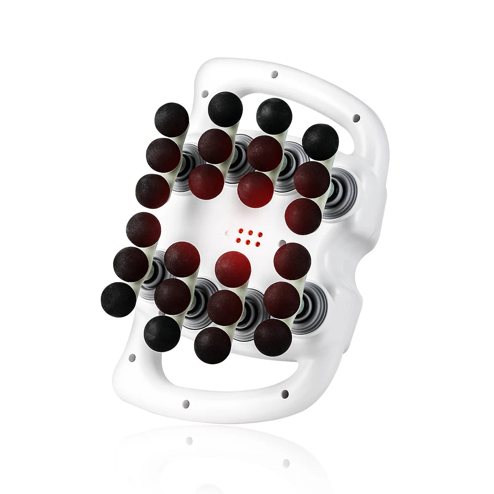 Fascia Massage Gun - 99 Strength Levels Portable Body Massager Relaxation Treatment white Tidesmit