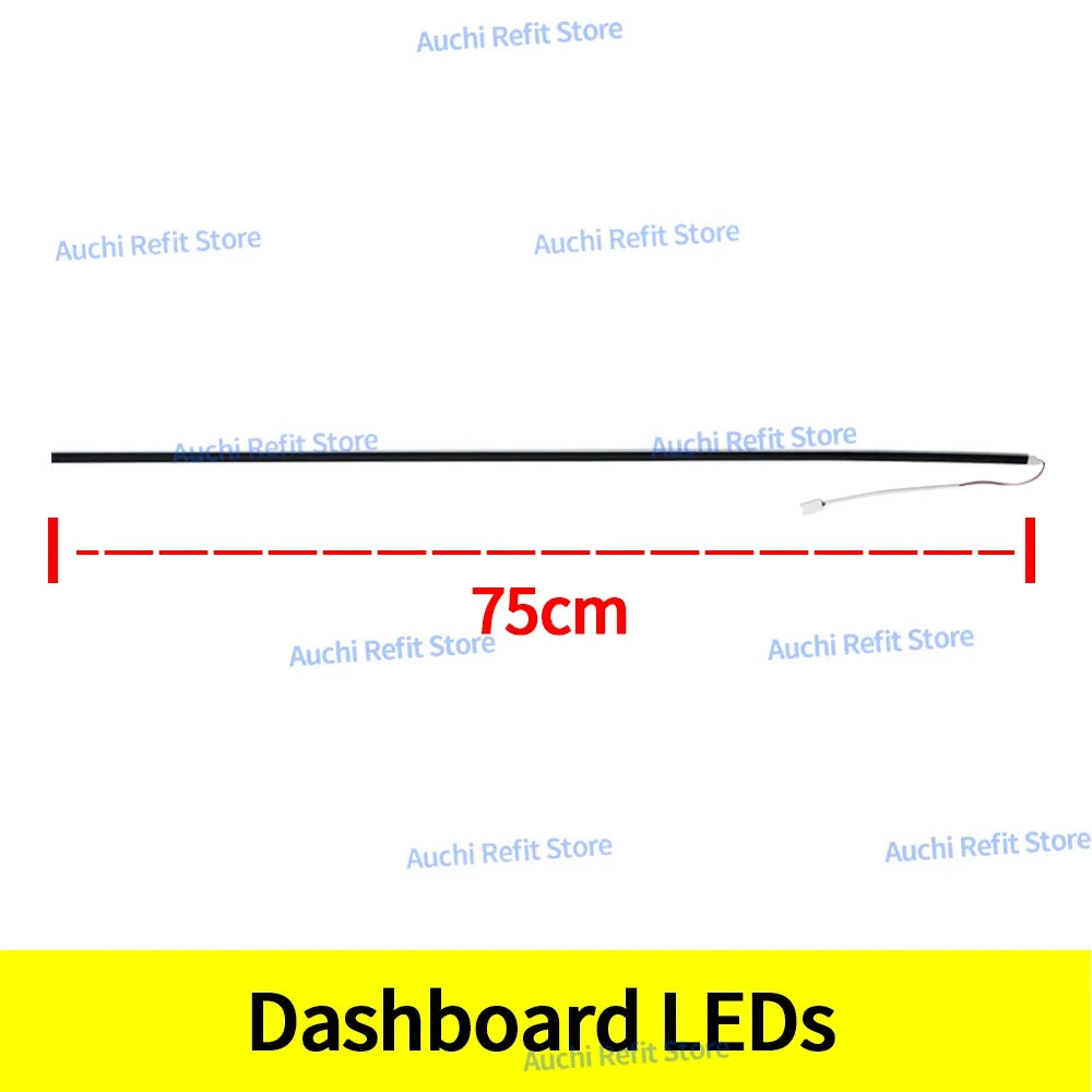 Mercedes Benz 64 Color RGB LED Ambient Air Vent Interior Upgrade Kit Door Light Bar CN Tidesmit
