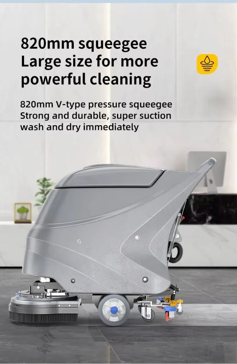 Tidesmit Ride On Floor Scrubber Dryer 1450W 24V