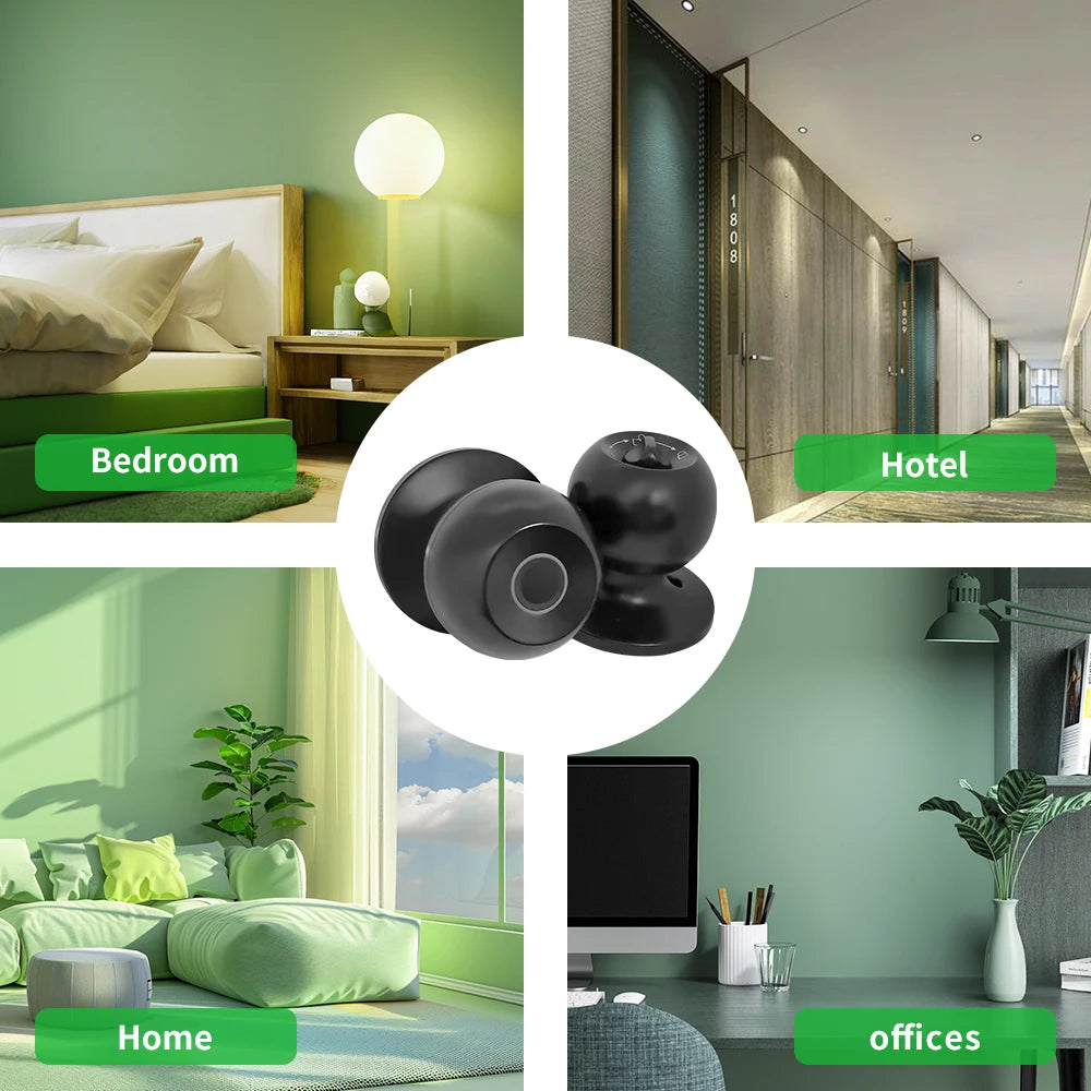 Tuya Smart Lock Fingerprint Key Unlock App Remote Control Intelligent Door Lock Keyless Security Door for Apartment