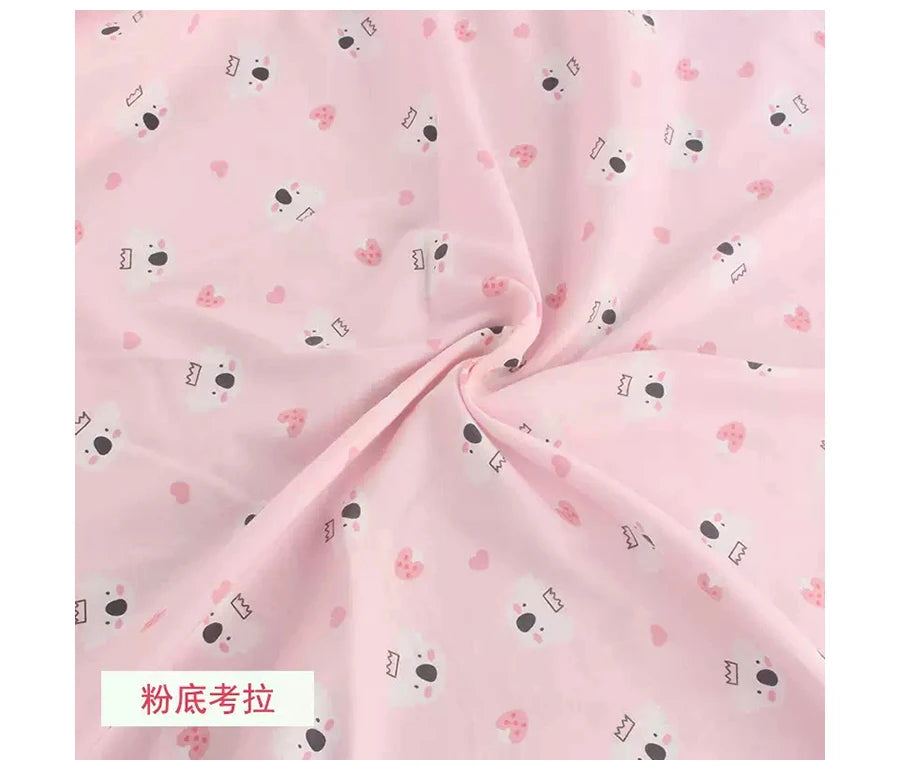 Baby Fabric Knit Jersey Print Fabric Sewing Material for Children's Garment 50*185cm Brocade Fabric Organic Fabric  Knitted