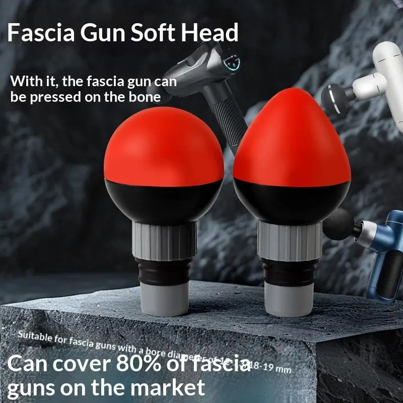Fascia Gun Massage Heads Set | Soft Silicone Deep Tissue Recovery Fascia Gun Tidesmit