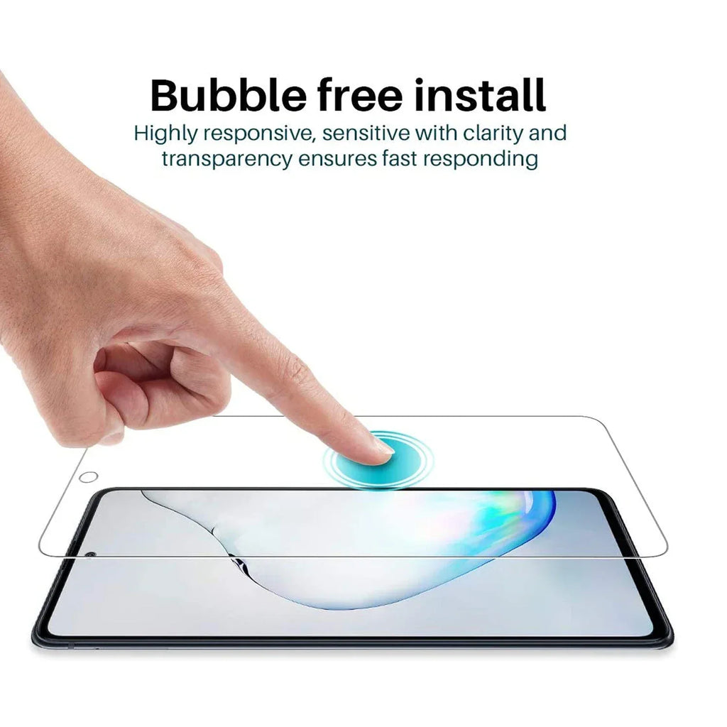 Samsung Galaxy Note 10 Lite Tempered Glass Screen Protector - 9H Hardness Tidesmit