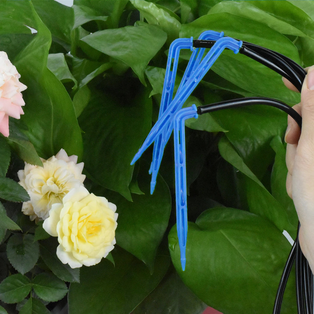 KESLA Drip Irrigation Kit 10-100M 4Way 2Way 8L Drip Arrow 3/5mm Hose Watering System Dripper Sprinkler Pot Planting Greenhouse