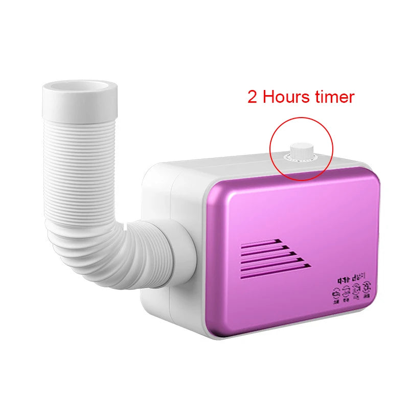 Tidesmit portable clothes dryer and shoes drying machine with cloth bag for quick garment warming and mite removal