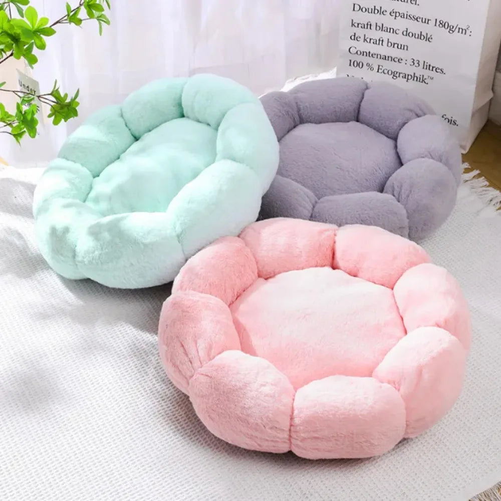 Pet Bed Washable Plush Dog Cat Mat Orthopedic Cuddle Cushion for Puppy Kitten Pet Supplies