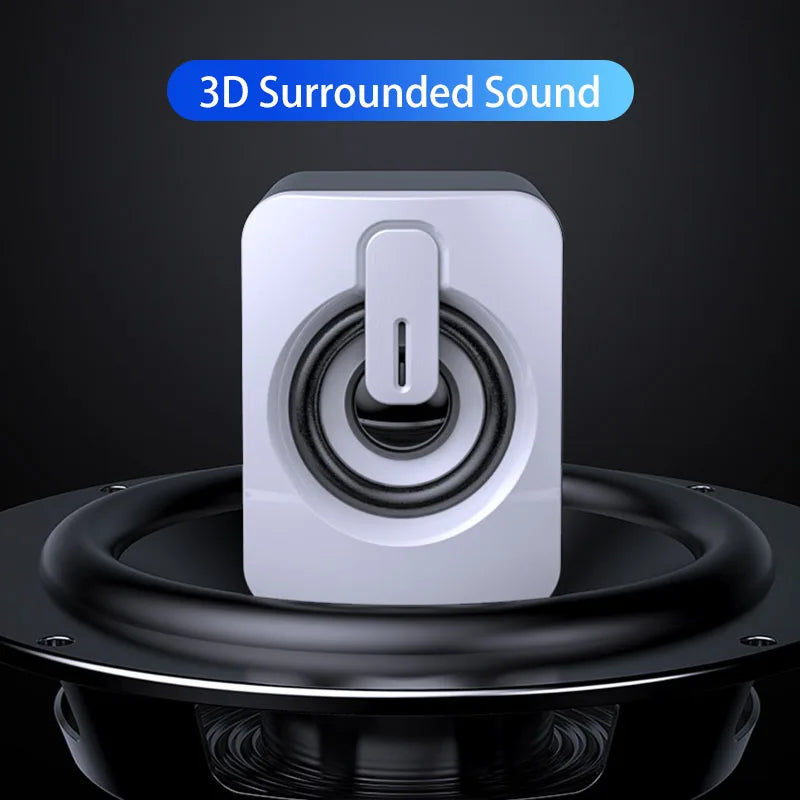 Stereo PC Soundbar - Wireless Audio Speaker for Laptop & Desktop Tidesmit