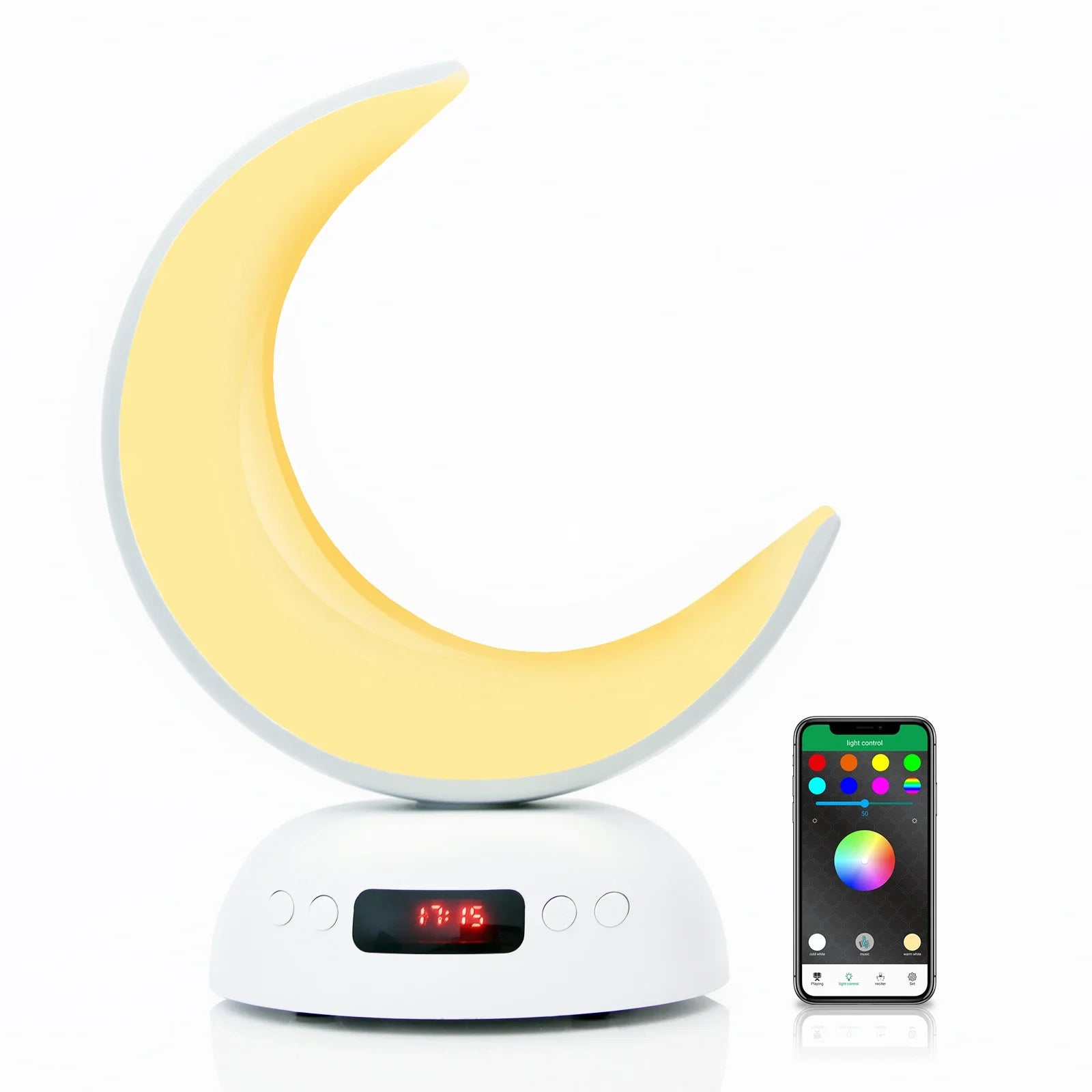 Quran Azan Clock Islam Muslim Arabic Koran Bright Bluetooth Speaker Portable Night Light Lamp Holy Wireless Ramadan Islamic Arab