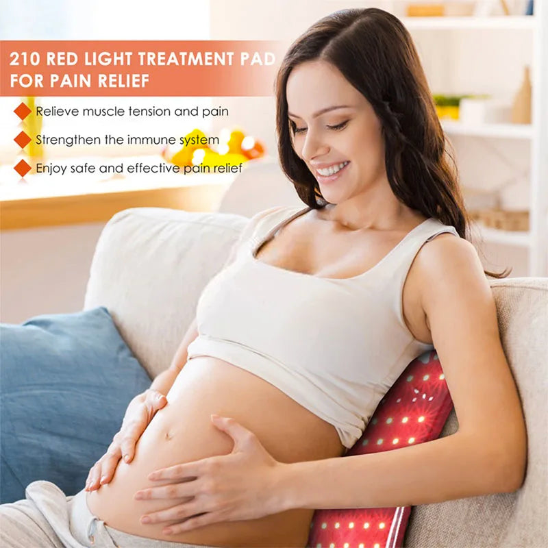 Infrared LED Red Light Therapy Belt for Body 850nm+660nm Light Wave Recovery Muscle Pain Wound Repair Relief Shoulder Wrap