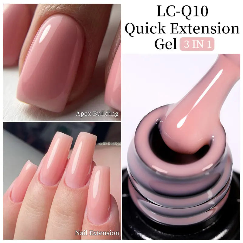 Extension Gel Nail Polish Jelly Soak Off Kit for Permanent Makeup Artists Permanent Makeup Machines LC-Q10 Tidesmit