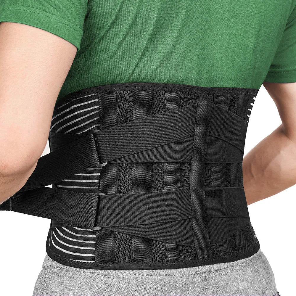 Back Support Brace for Lower Back Pain - Breathable Ergonomic Design Back Massage Instrument Lower Back Brace Tidesmit