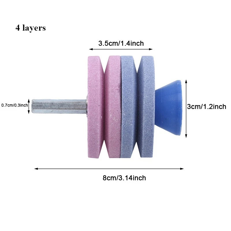New Garden Tools Fastest Knife Sharpener Blade Universal Grinding Rotary Drill Cutter Lawnmower
