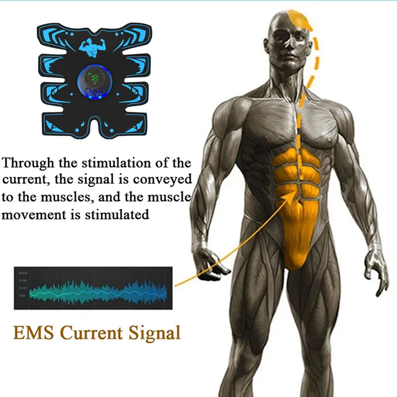 EMS Muscle Stimulator for Abdominal Toning and Body Shaping - TYPE01 Body Shaping Massage Equipment Tidesmit