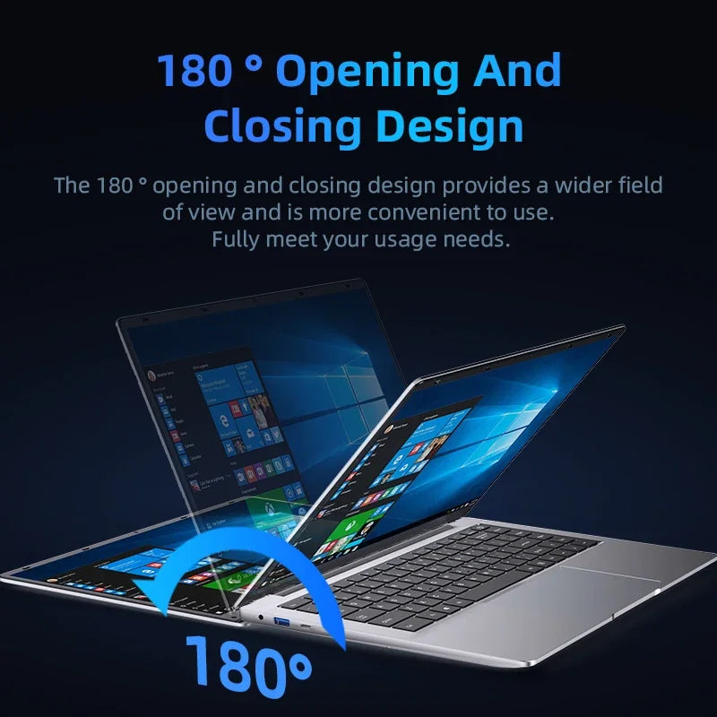 Portable Laptop Computer Windows 11 Intel i7-9850H Intel A3950 Notebook PC Gamer 12GB RAM 512GB 1TB SSD Office Study Computer PC