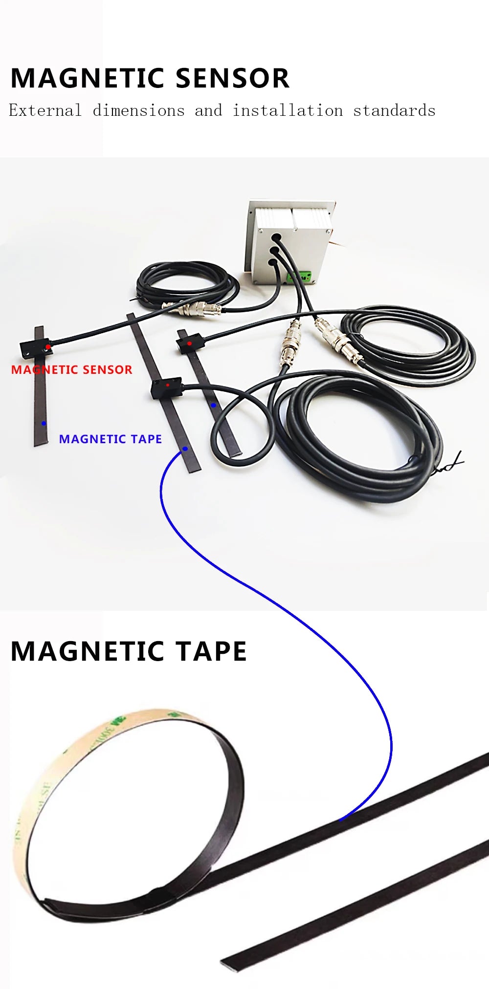 High Quality LCD 3 Axis DRO Magnetic Linear Displacement Scale Sensor CNC Encoder Woodworking Machine Lathe