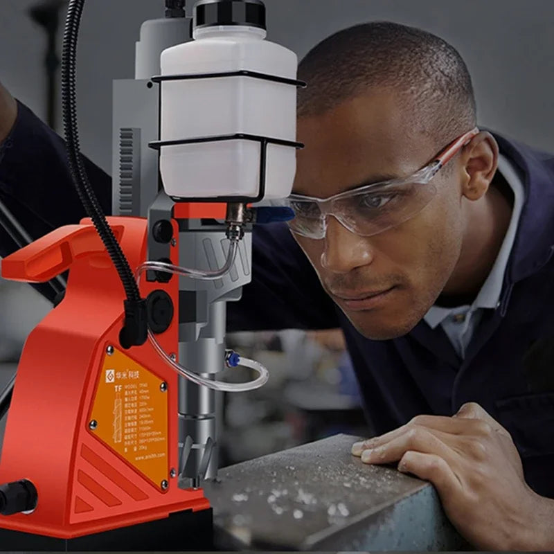 Electric Bench Drilling Rig Machine Magnetic Twist Bench Machine for Engineering Steel Structure 220V LY TN18RE