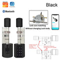 Israel-only Tuya APP Fingerprint Cylinder Electronic Smart Door Lock Digital Keypad Code Key Card Remote Control Home Apartment