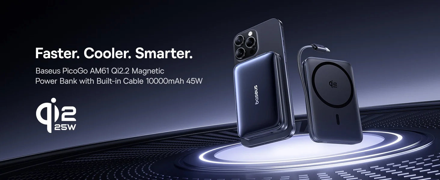 Magnetic Wireless Fast Charging Power Bank 10000mAh - 45W PD Delivery Tidesmit