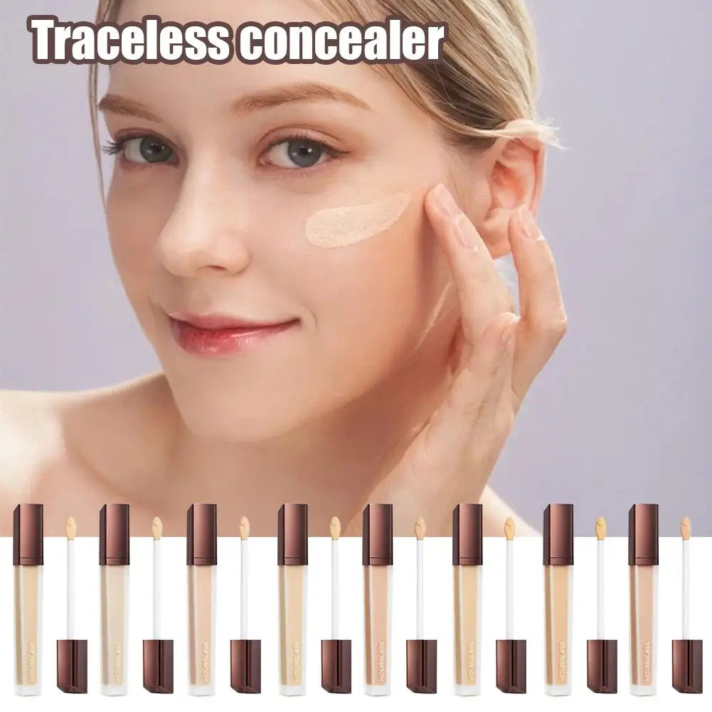 Tidesmit high coverage pore invisible concealer for acne marks and dark circles showing creamy face makeup texture