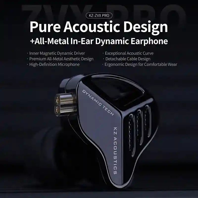 In Ear Monitor Headphones – Metal HiFi Bass Earbuds with Mic Tidesmit