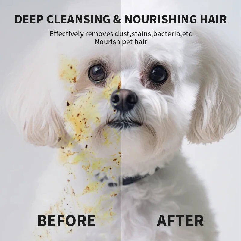 Disposable pet cleaning gloves for dogs and cats. Removes stains and nourishes coat for deep cleaning without water.