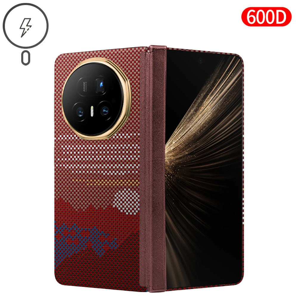 Honor Magic V5 Aramid Fiber Case - Slim Military-Grade Protective Cover Sun ZZ China Mainland Honor magic v5 Tidesmit
